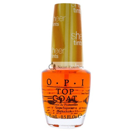Opi Transparente Tints Top Coat 15ml Ich bin niemals verlegen