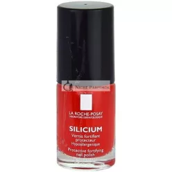   La Roche-Posay Silicium Védő Erősítő Körömlakk, 6ml - Szín: 22 Poppy Red