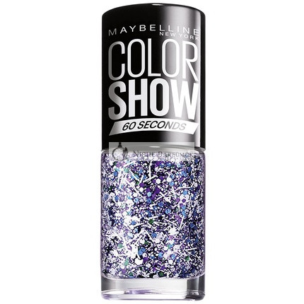 Maybelline New York 02 White Splatter Top Coat Körömlakk 7ml