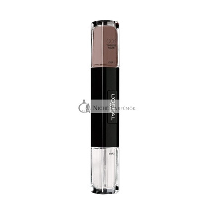 L'Oréal Paris Tartós Körömlakk 2 az 1-ben Fedő- és Alapréteg, Szürke-Barna, 10ml