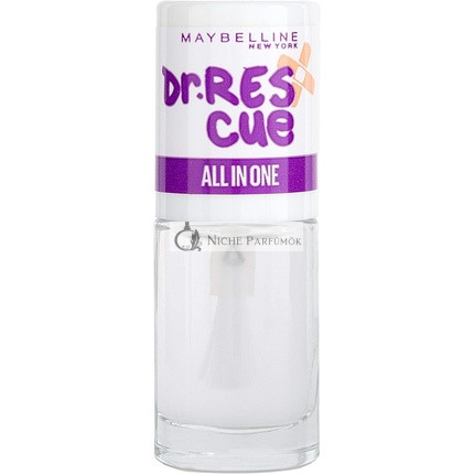 Maybelline Nagellack Dr Rescue All In One, 6,7ml Basis-/Top Coat, Weiß