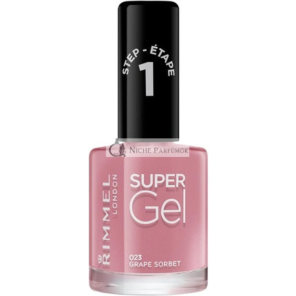 Rimmel London Super Gel by Kate Moss Körömlakk Shade 12 Soul Session Nude Pearl-Effect Pink, 12ml