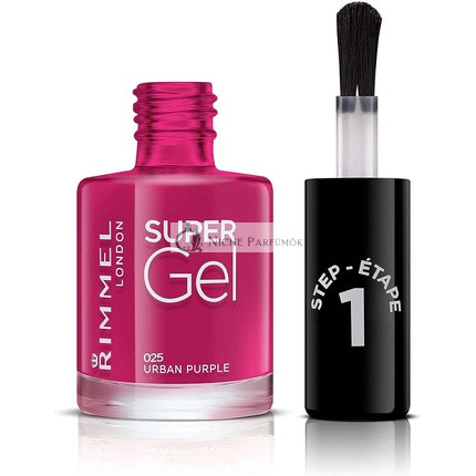 Rimmel London Supergel Kate Körömlakk 025 Urban Purple, 12ml