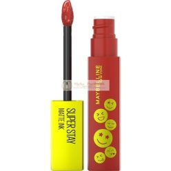   Maybelline New York Flüssiger Lippenstift mit Matt-Finish 16h Langzeit, Nicht Verschmierend, Vegane Formel, Super Stay Matte Ink Moodmaker, 5ml, 455 Harmonizer