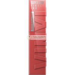   Maybelline New York Lippenfarbe, Verwischfest, Lang anhaltender Flüssiglippenstift, Glänzendes Finish, SuperStay Vinyl Ink, 16h, 15 Peachy