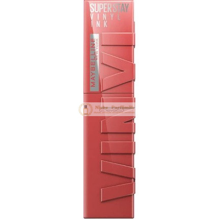 Maybelline New York Ajakrúzs, Elmosódásmentes, Hosszantartó Folyékony Ajakrúzs, Fényes Finish, SuperStay Vinyl Ink, 16 óra, 15 Peachy