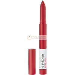   Maybelline Superstay Matte Ink Crayon Langanhaltender Roter Lippenstift mit Präzisionsapplikator 45 Hustle In Heels, 1 Stück