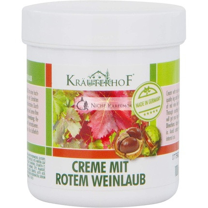 Kräuterhof Vörös Szőlőlevél Krém, 100ml