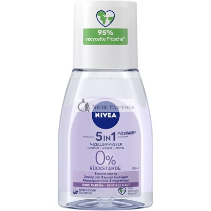 NIVEA MicellAir 5 az 1-ben micellás víz érzékeny bőrre, 100ml