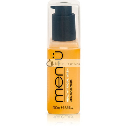 men-ü Gesundes Gesichtswaschmittel Ultra-Konzentrat Gesichtsreiniger 100ml - Mit Pumpe - Bis zu 265 Wäschen