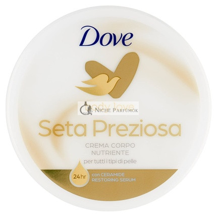 Dove Seiden Körpercreme Nährend für Alle Hauttypen, 300ml