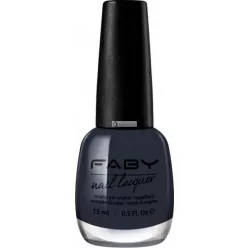   Faby Körömlakk Fearless Nőknek, 15 Ml, Vegán Sötétszürke