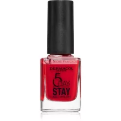 Dermacol 5 Napos Tartó Körömlakk - 21 Monroe Red, 11 ml