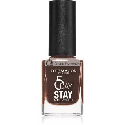 Dermacol 5 Napos Tartó Körömlakk - 57 Csokoládé, 11ml