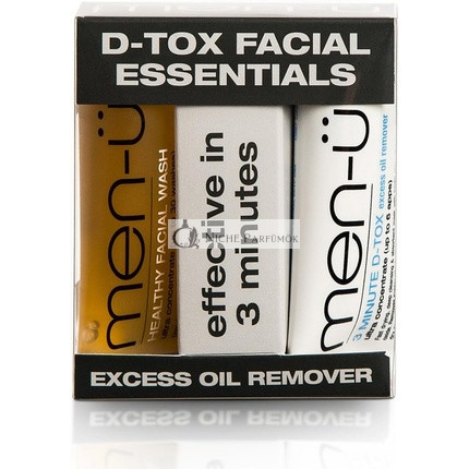 Men-u D-TOX Arctisztító Alapcsomag 3 Perces DTOX & Mélytisztító Egészséges Arctisztító 15ml