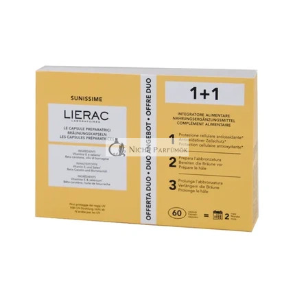 Lierac Sunissime Vorbereitungskapseln für Bräunung - 2 X 30 Kapseln