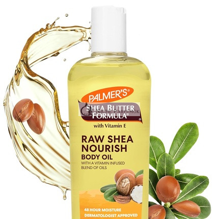 Palmer's Shea Formula Nyers Shea Testápoló Olaj E-vitaminnal, Mély Testhidratáló, 240ml