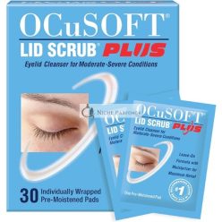   Ocusoft Extra Erősségű Szemhéj Tisztító Előnedvesített Párnák