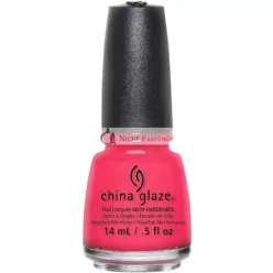   China Glaze Pool Party Nagellack Lack mit Härtern 14ml Party Pink
