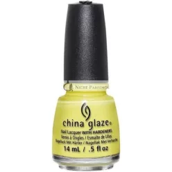 China Glaze Nagellack Whip It Good Neon Gelb Creme, 15ml