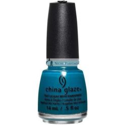   China Glaze Körömlakk Hordozókkal 14ml Jagged Little Teal Slate Green Crème