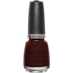   China Glaze Drastic Promise Körömlakk, 14ml, Mély Burgundi Krém