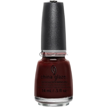 China Glaze Drastic Promise Körömlakk, 14ml, Mély Burgundi Krém