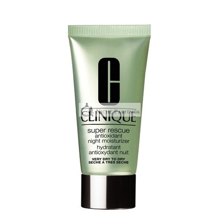 Clinique Super Rescue Antioxidative Nachtfeuchtigkeitscreme für Mischhaut und fettige Haut, 50ml