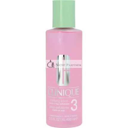 Clinique Clarifying Lotion 3 Normál és Zsíros Bőr Típus III