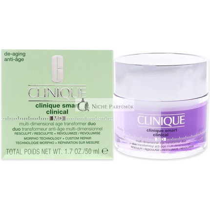 Clinique Clinical Age Smart Transformer Duo Arcbőrápoló, 50 ml, 140 g