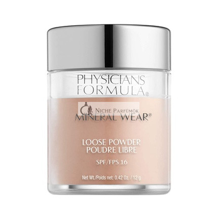 Physicians Formula Mineral Wear Lose Puder SPF 15, Translucent Light, 12g