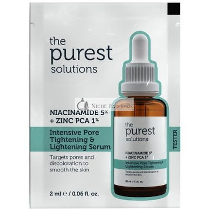 A Legtisztább Megoldások Intenzív Pórusösszehúzó és Világosító Szérum Niacinamide 5% és Cink PCA 1% - 2ml