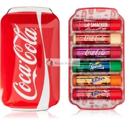   Lip Smacker Coca-Cola Geschenkset mit Coca-Cola Schlafmaske und Fanta und Sprite Geschmacksrichtungen Lippenbalsam, Assortiert
