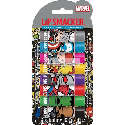 Lip Smacker Marvel Kollekció Bosszúállók Partiszett 8 Ízesített Ajakbalzsam Gyerekeknek