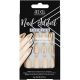 ARDELL Nail Addict Nude Jeweled Press-On Nägel mit Kleber und Feile - 24 künstliche Glitzer-Nägel für schöne Fingernägel - Lange Spitzen