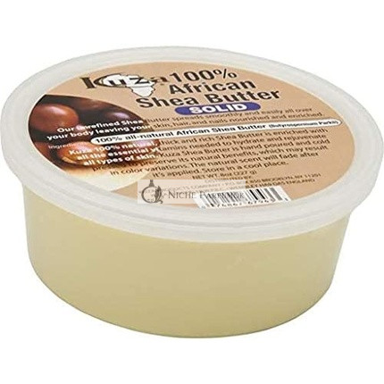 Kuza 100% Afrikai Shea Vajat Szilárd Fehér, 227g