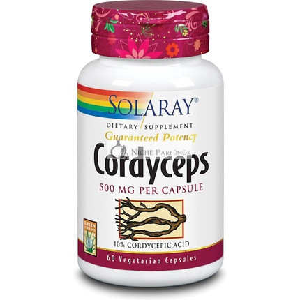 Solaray Cordyceps Extrakt 500 Mg 60 Kapseln