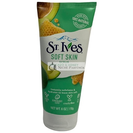 St Ives Avokádó és Méz Puha Bőrradír, 170g - 3 darabos csomag