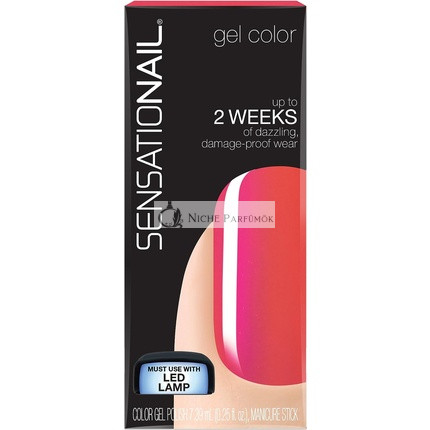 Sensationail Semi-Permanenter Gellack Überwiegend Minze Tropischer Punch, 10ml