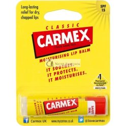 Carmex Klassischer Lippenbalsam Stick SPF 15 4,25g