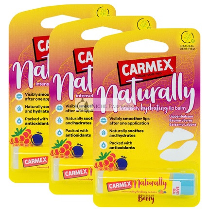 Carmex NATURALLY Bogyós Ajkak Balzsam Természetes Hidratáló Stift