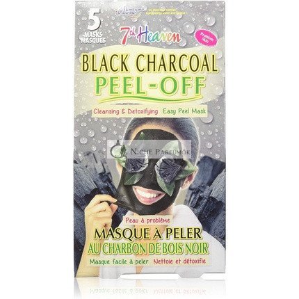 7th Heaven Reinigende und entgiftende Aktivkohle Peel-Off Maske