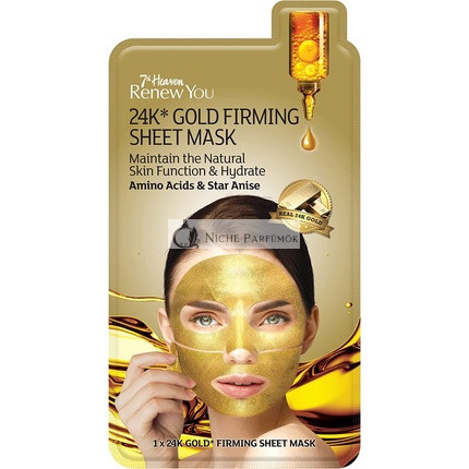 7th Heaven Verjüngende 24K Gold Festigende Gesichtsmaske