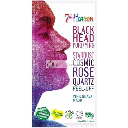 7th Heaven Stardust Kosmischer Rosenquarz Einfach abziehbare Gesichtsmaske für gesunde, strahlende Haut
