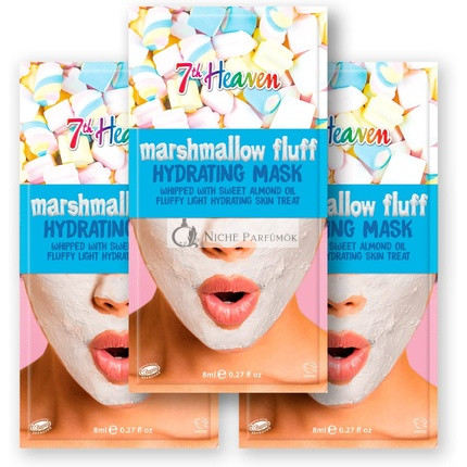 7th Heaven Marshmallow Fluff Gesichtsmaske mit Süßem Mandelöl und Aloe Vera zur Hydratation der Haut