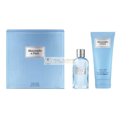 Abercrombie & Fitch First Instinct Blue Set 50ml EdP és 100ml Testápoló - Új