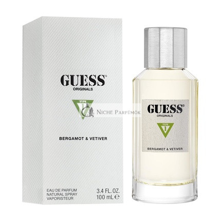 GUESS Originals Type 1 Bergamot & Vetiver Eau de Parfum Spray, 100 ml