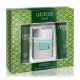 GUESS Man Eau de Toilette 3 részes ajándékcsomag, 2,5 Fl. Oz. cologne spray, 6,0 Oz. dezodoráló testpermet, & 6,7 Oz. tusfürdő