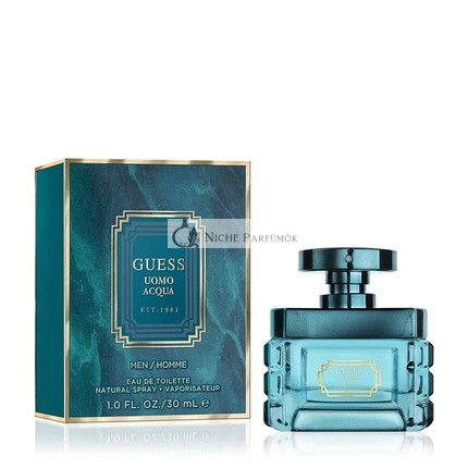 GUESS Uomo Acqua férfi Eau de Toilette spray, 30 ml