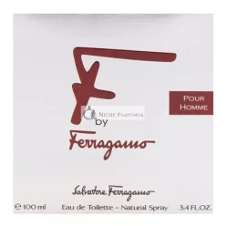   Salvatore Ferragamo F Pour Homme Black Eau De Toilette Spray 100ml
